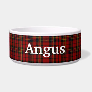 Écuelle Clan Brodie Tartan Custom Plaid Pet Bowl