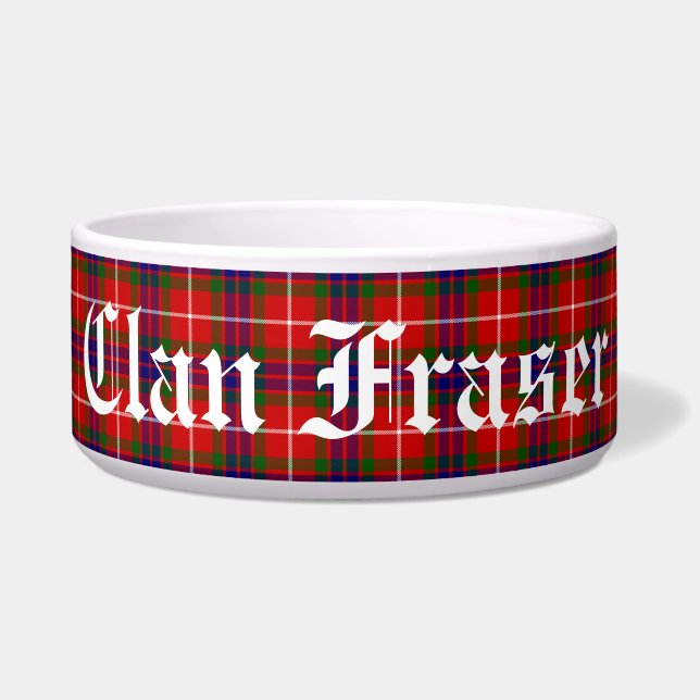 Écuelle Clan Fraser Tartan Plaid (Devant)