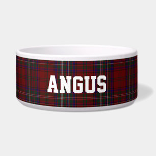 Écuelle Clan MacClure Tartan personnalisé Plaid Pet Bowl