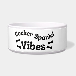 Écuelle Cocker Spaniel Vibes Ceramic Chig Bowl