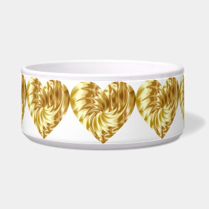 Écuelle Coeur d'or (forme d'or de l'amour)