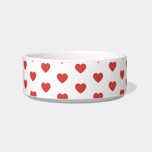 Écuelle Cœurs à pois Amour Chat Chien