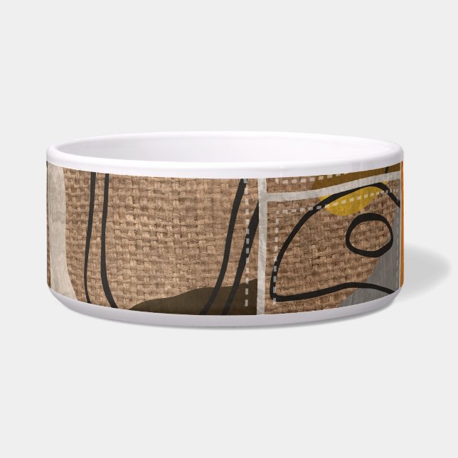 Écuelle Collage de patchwork, motif de mixage de courtepoi (Devant)