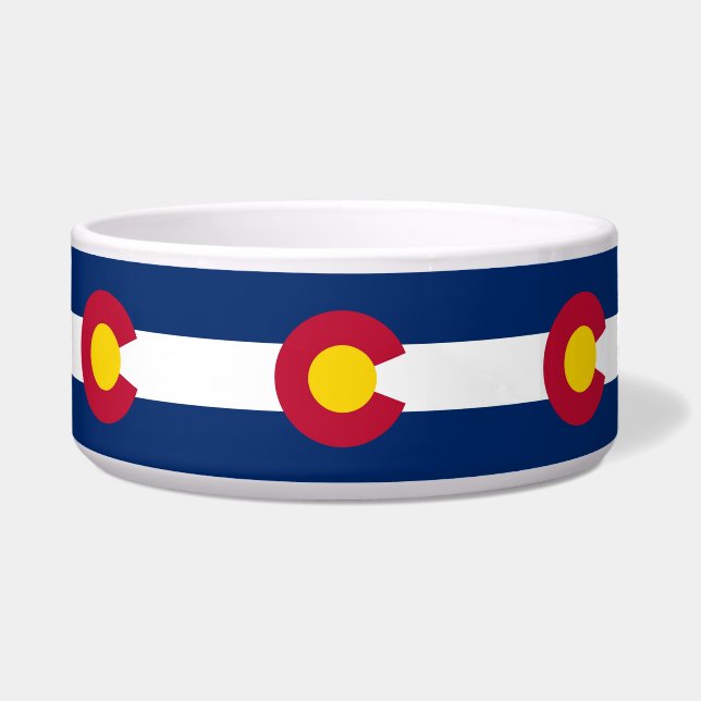 Écuelle Colorado State Flag Pet Bowl (Devant)