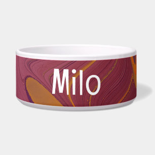 Écuelle Coloré Abstrait pour animal de compagnie avec MILO