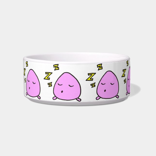 Écuelle 'Commencez La Sieste Avec Une Bonne Napée' Pet Bow (Droite)