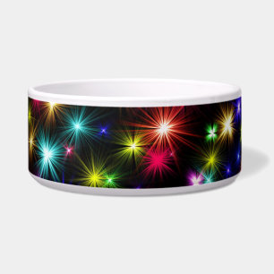 Écuelle Conception de feux d'artifice Étoiles Colorées
