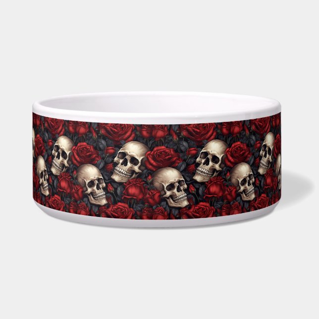 Écuelle Conception de la série A Skull and Roses 10 (Devant)