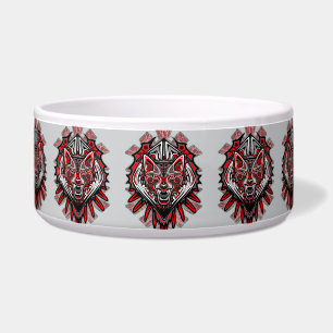 Écuelle Conception de totem tribal Haida Loup