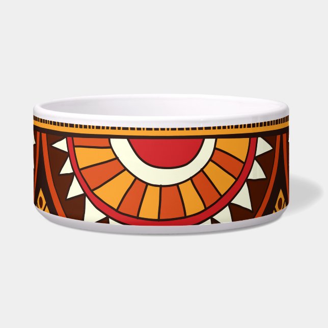 Écuelle Conception Tribal sans soudure pour diverses utili (Devant)