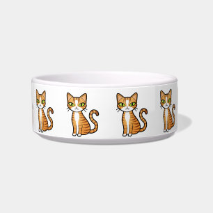 Écuelle Concevez votre propre motif de chat de bande