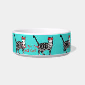 Écuelle Cool Tabby Chat Vous Êtes Un Cool Chat Chats Bowl (Gauche)