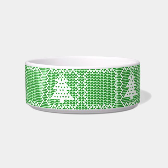 Écuelle Cosy sapin de Noël affreux pull à damiers motif (Devant)