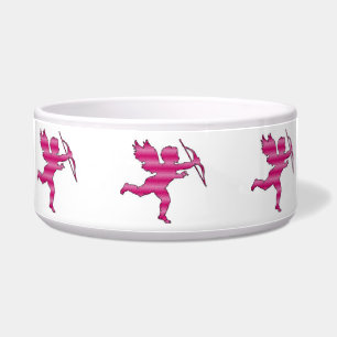 Écuelle Coupe pour chien Cupid rose pailleté