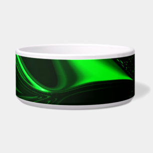 Écuelle Courbes et plis verts surlignés sur arrière - plan