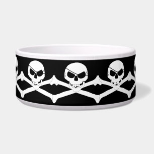 Écuelle Crâne et os croisés - Jolly roger