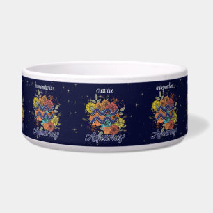 Écuelle Créez Votre Propre Floral Stellair Verseau Zodiaqu