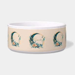 Écuelle Créez Votre Propre Lune Fleurie Abricot et Bleu Ca