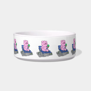 Écuelle Crème glacée amusante à manger du cochon chois