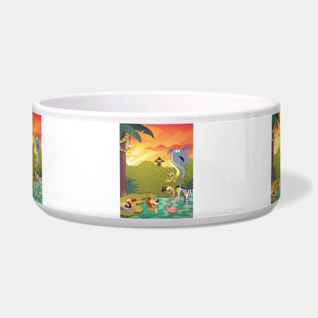 Écuelle Crépuscule au trou d'eau (Devant)