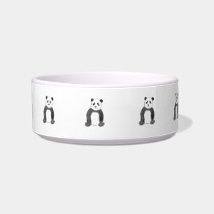 Écuelle Croquis de panda en noir et blanc