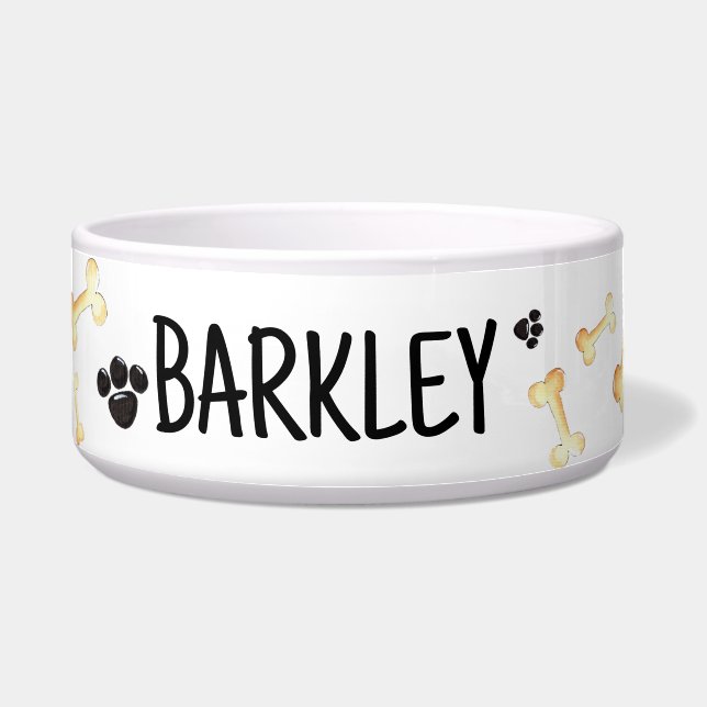 Écuelle Custom Dog Bowl - Personalized Pet Food Dish (Devant)
