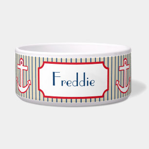 Écuelle Customisé Nautical Pet Bowl