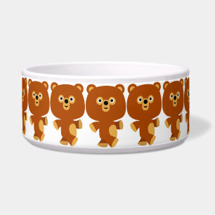 Écuelle Cute Assertive Cartographie Ours Pet Bowl