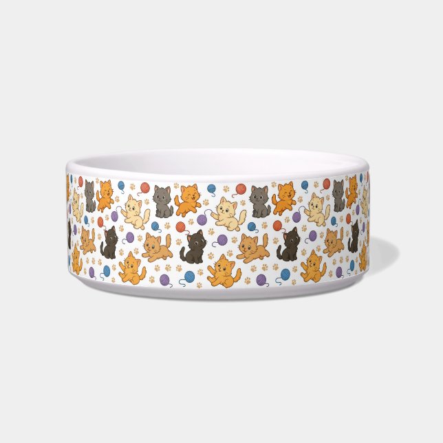 Écuelle Cute chat Motif animal (Devant)