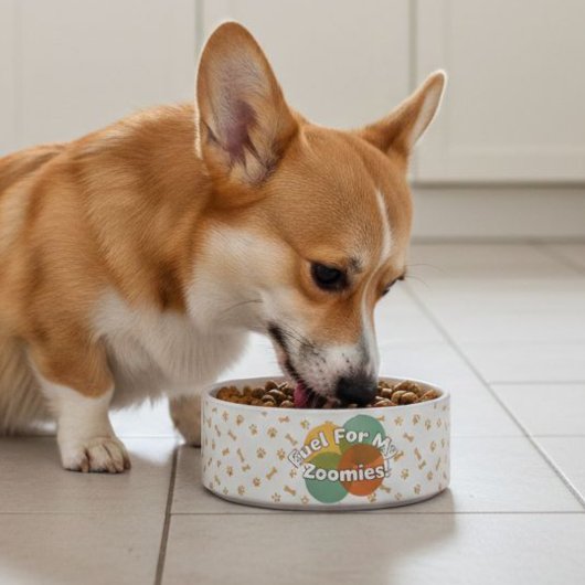 Écuelle Cute Corgi Dog Bowls | Funny Pattern