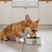 Écuelle Cute Corgi Dog Bowls | Funny Pattern