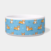 Écuelle Cute Corgi Dog Bowls | Personalized Puppy (Gauche)