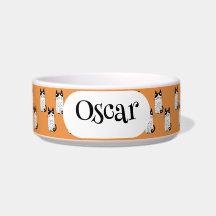 Cute Quirky Motif de chat - Bowl personnalisé