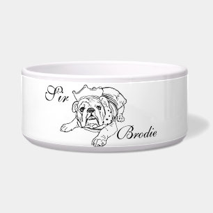 Écuelle Cuvette anglaise de bouledogue