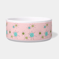 Cuvette atomique iconique rose d'animal familier