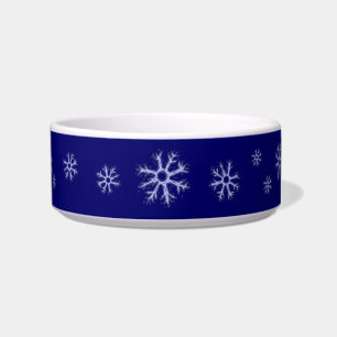 Écuelle Cuvette bleue de chien de flocon de neige