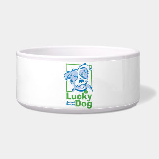 Écuelle Cuvette chanceuse de chien de chien