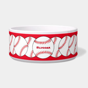 Écuelle Cuvette d'animal familier de base-ball