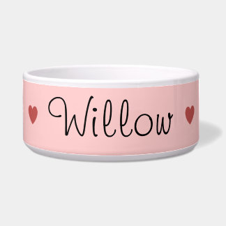 Écuelle Cuvette d'animal familier de coeur