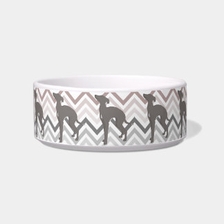 Écuelle Cuvette d'animal familier de lévrier italien, plat