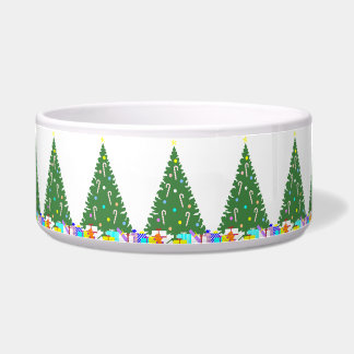 Écuelle Cuvette de chien d'arbre de Noël