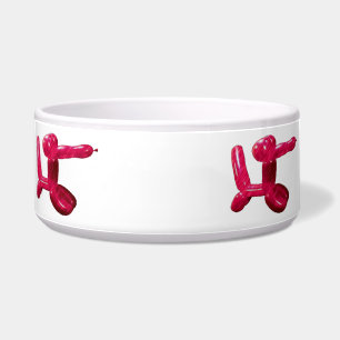 Écuelle Cuvette de chien de ballon - rose
