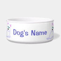 Cuvette de chien de Westie