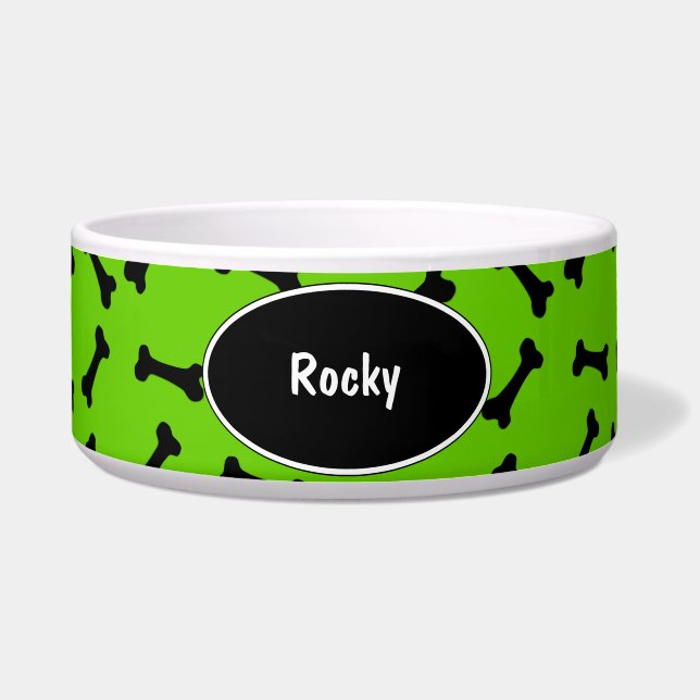 Écuelle Cuvette de chien d'os de chien grande (Devant)