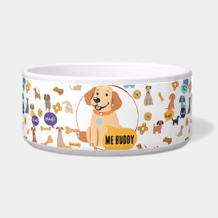Écuelle Cuvette de chien Labrador personnalisée - Drôle Wo