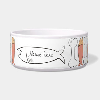 Écuelle Cuvette de poissons et d'os - GRANDE