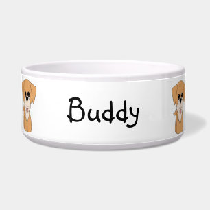 Écuelle Cuvette d'or de chien de Retreiver