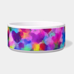 Écuelle Cuvette en céramique de chien de coeurs