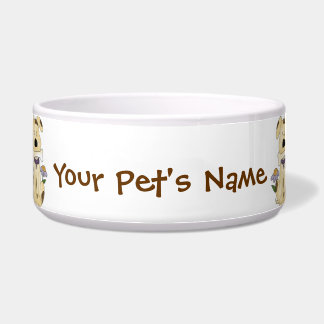 Écuelle Cuvette faite sur commande mignonne de chien