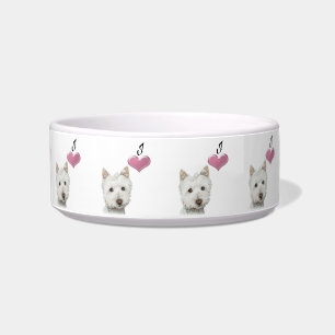Écuelle Cuvette mignonne d'animal familier de chien de